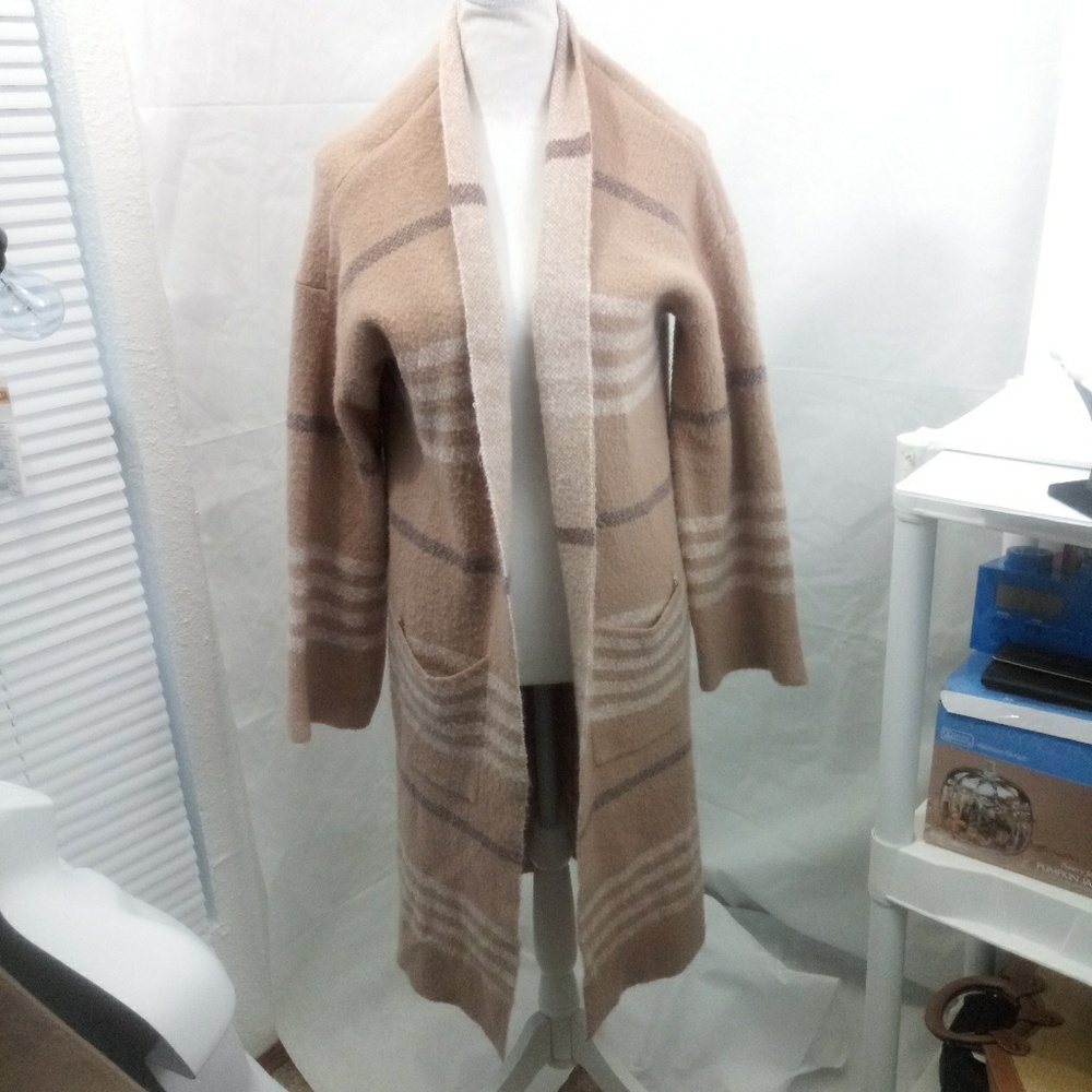 Newbury Kustom Wmn Cardigan Open Front Drape Sm/M